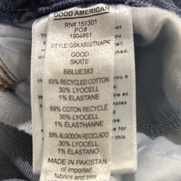 Good American Dark Blue Flare Jeans Size 12 - Picture 4 of 4